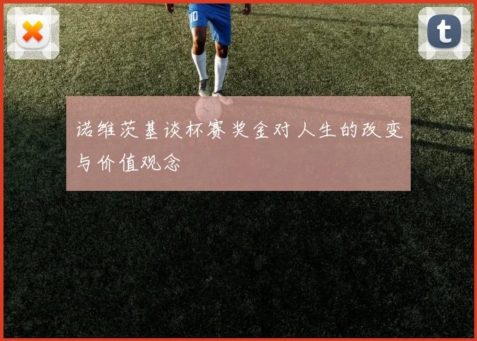 诺维茨基谈杯赛奖金对人生的改变与价值观念