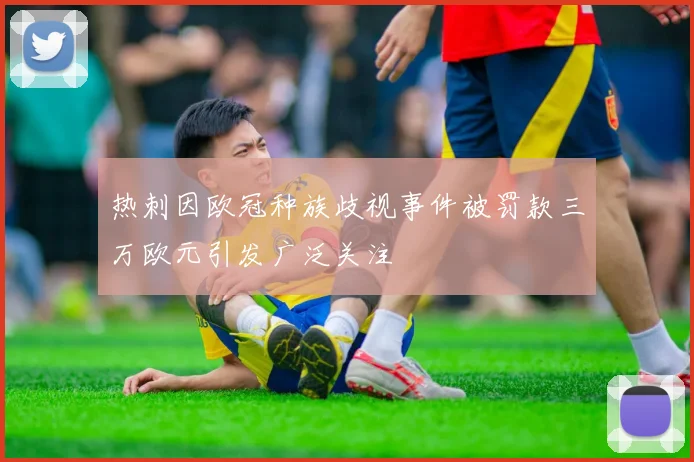 热刺因欧冠种族歧视事件被罚款三万欧元引发广泛关注